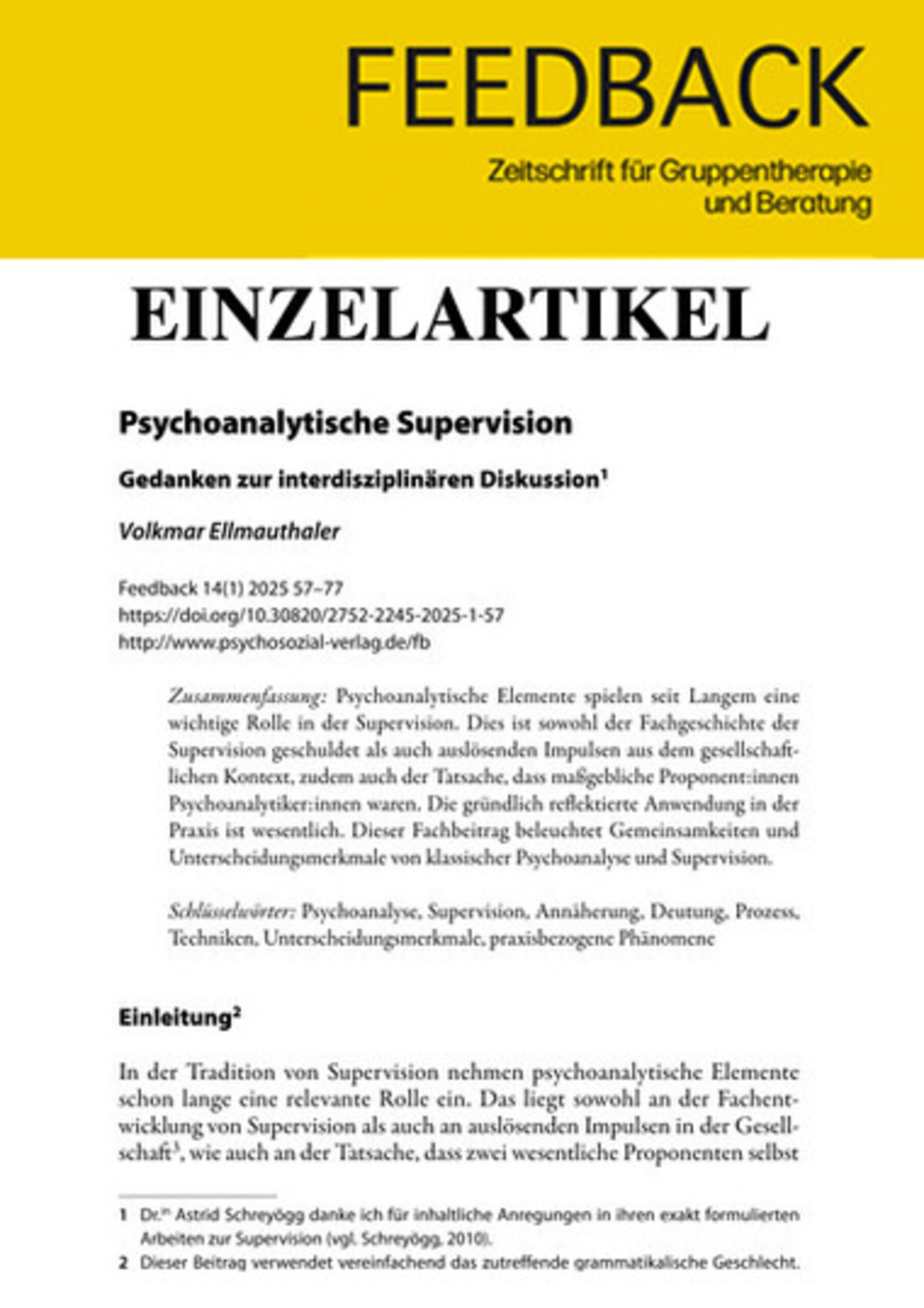 psychoanalytische gruppentherapie